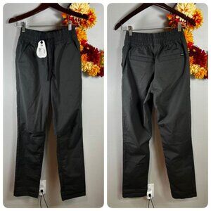 prAna Palisades Ripstop E Waist Pant XXS in Dark Iron Organic Cotton